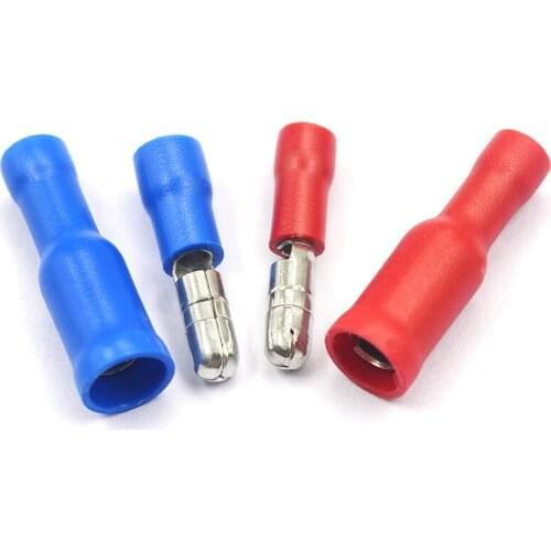 10pcs FRD1-156 MRD1-156 Cold pressed terminal MRD1-156 2-156 wiring male and female wire butt connector red blue