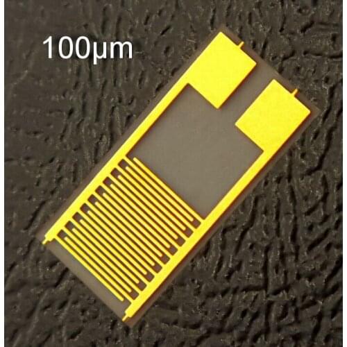 100micron Flexible Interdigital Electrode Capacitance Array Scientific Research Experiment Smart Wearable Sensor Chip PET