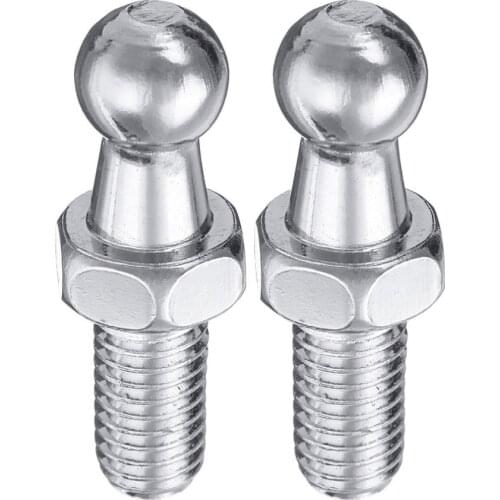 2x 10mm BALL STUD BOLT M6 for gas strut struts ball ended bolt bonnet STD 001 M8