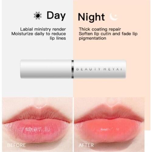 3g New Lipstick Lady Lip Balm Lip Care Maintenance Moisturizing Lip Gloss Pink Lip Cream Nourishing Lip Care Clean Up Dead Skin