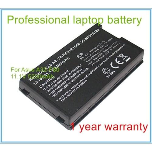 A32-F80 Laptop Battery For F80 F80Cr F80s F81 F81E F81Se F83 F83Cr F83E F83S F83Se F83T F83V F83VD F83VF K41 K41E