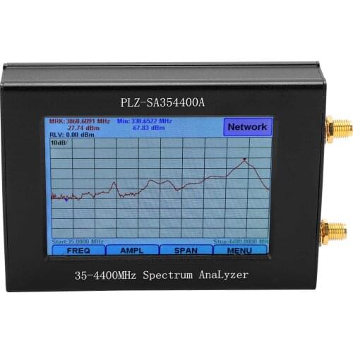 35-4400MHz Spectrum Analyzer 3.5 Inch TFT USB2.0 USB3.0 with Tracking Source Simple Sweep Generator Network Analyzer