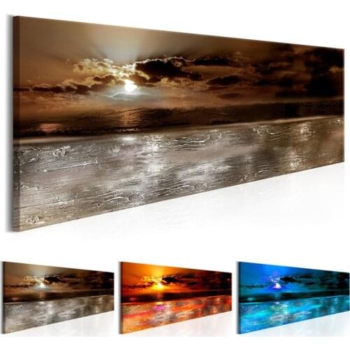 Large DIY 5d Diamond Painting Red Sunset Peaceful Sea Serface cross stitch kits Mosaic Diamond Embroidery Crafts Home Decor C519