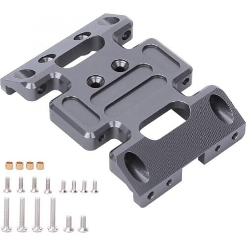 Aluminum Alloy Chassis Center Skid Plate with Screw Upgrade Accessories for Axial SCX10 1/10 RC Crawler Car Parts