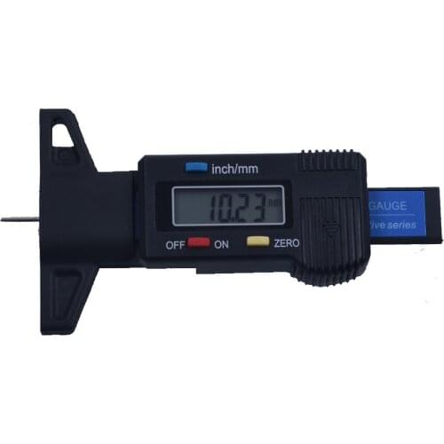 Car Tire Digital Tire Tread Depth Tester Gauge Meter Measurer Motorcycle Trucks Free shipping