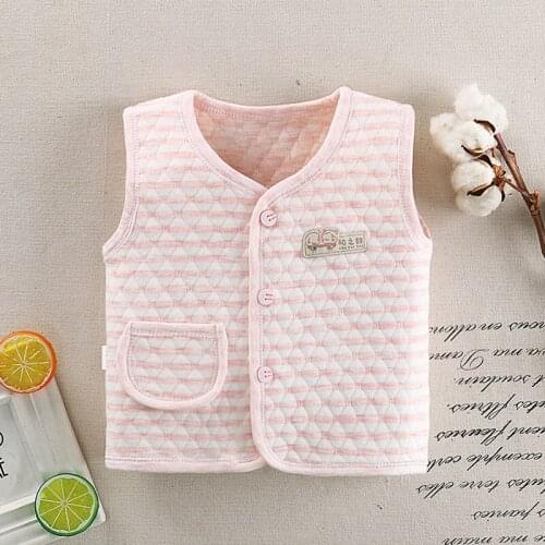 Baby vest cotton kids autumn winter warmth vest thickened kids vest clothes toddler girl winter clothes baby winter clothes