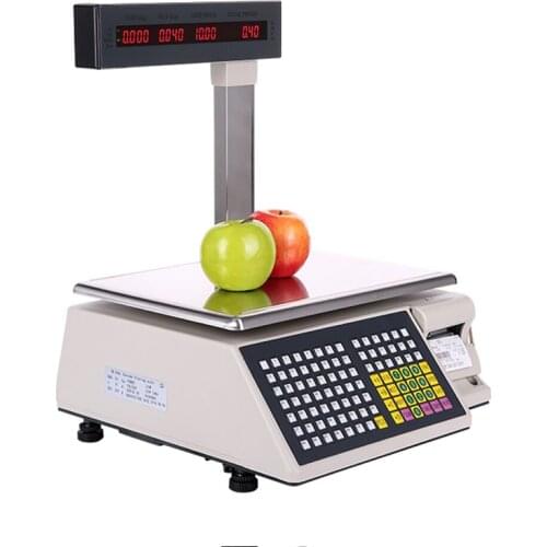 Electronics Scale FOR SUPERMARKET Electronic scale with barcode printer