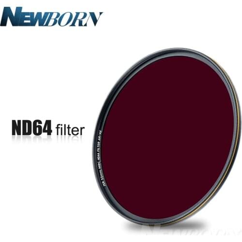 Camera lens filter ND64 52mm 58mm 67mm 72mm 77mm 82mm Neutral density 37-82mm filter For Canon Nikon Sony Digital
