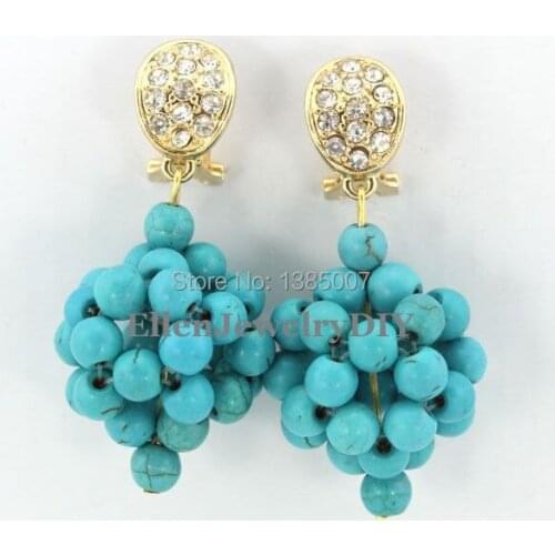 Exquisite beautiful Beads Earrings,Nigerian beautiful Earrings Bridesmaid Earrings Wedding Gift African Bridal Jewelry