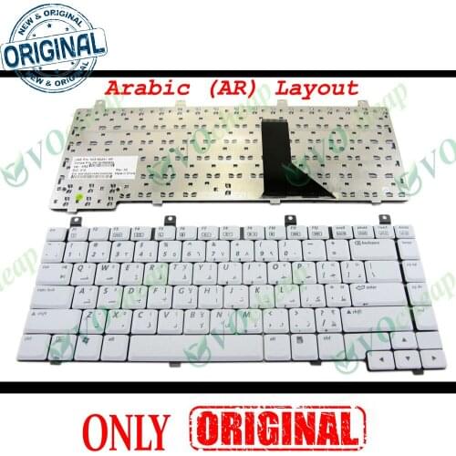 New AR Notebook Laptop keyboard for HP Compaq Presario M2000 R3000 R4000 V2000 V5000 C300 C500 GREY White Arabic - K031802A1 AR