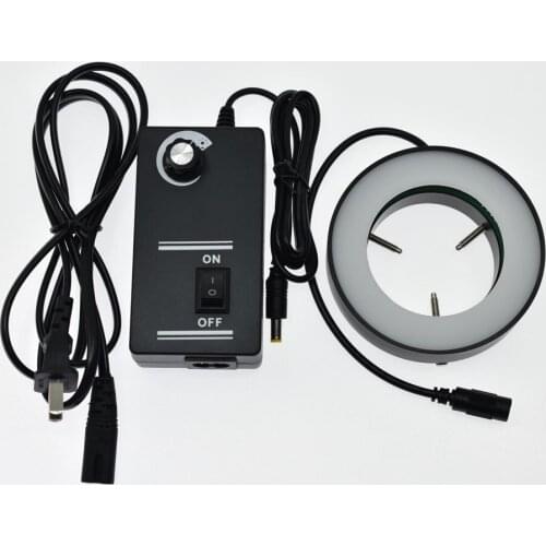 Milk White Board Inner Diameter 144 Lamp Bead Microscope Camera LED Ring Light Source Eliminate Shadow to Prevent Reflection