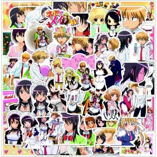 10/50pcs Anime President Is A Maid Stickers Diy Graffiti Decoration Sticker Pack for Guitar Laptop Luggage Waterproof Decal Toys
