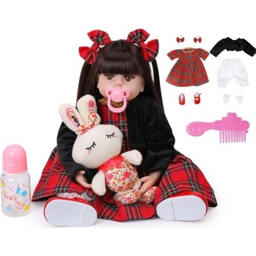 48CM Reborn Doll Realistic Baby Dolls Lifelike Newborn Baby Dolls Cheap Reborn Babies Reborns Toddlers For Infants Playmate