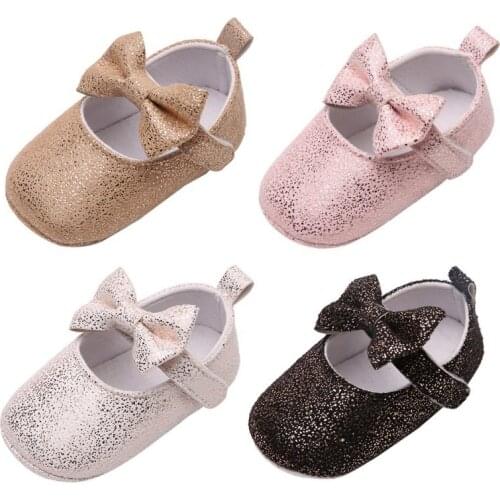 Infant Anit-slip Breathable Baby Shoes Sweet Bow Princess Shoes Baby Girl Shallow Shoes Baby First Walker22222