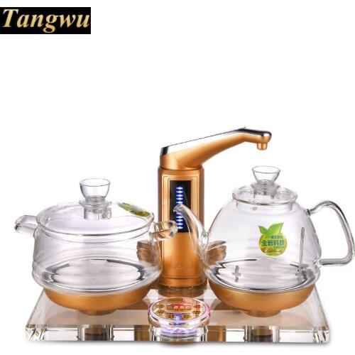 All-intelligent automatic water electric kettle tea furnace crystal glass art