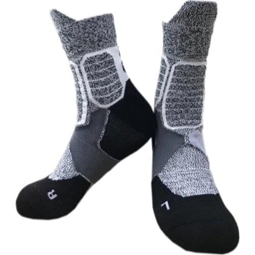 Thickened Towel bottom sports socks Mens Badminton Socks Short tube Cotton Outdoor Elite Basketball Cycling compression socks