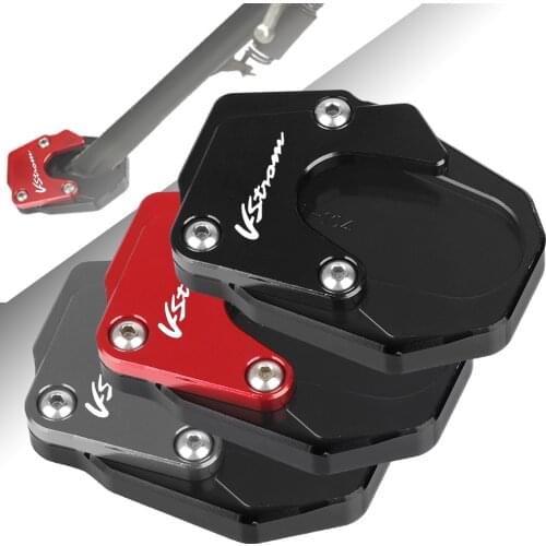 For Suzuki VSTROM 1000 V-STROM 1000XT 2016 2017 2018 2019 GSX-S1000F Kickstand CNC Foot Side Stand Extension Base Enlarger Plate
