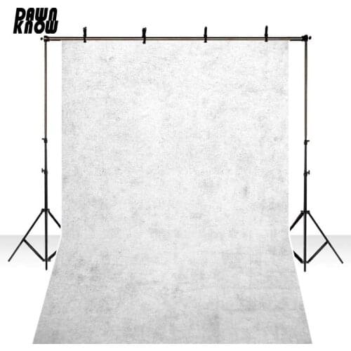 DAWNKNOW Vinyl Backdrops Vintage Polyester Photography Background Retro Concrete Light Grey Wall For Wedding Photo Studio 763