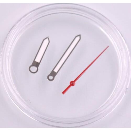 Watch parts Luminous Watch Hands Fit Japan NH35 NH36 Movement red second hand SKX/SBBN