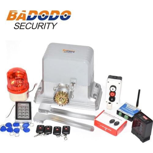 4 remote controls factory price Automatic sliding gate opener gate AC motor 1800kg 110V 220V(no racks included)