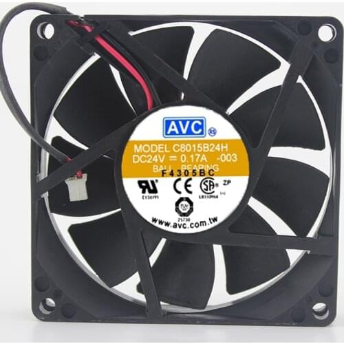 8015 8CM 8cm 24V 0.17A inverter double ball cooling fan 3200 turn