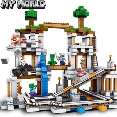 926pcs Compatible 21118 myworld the mine 2 building block Toy
