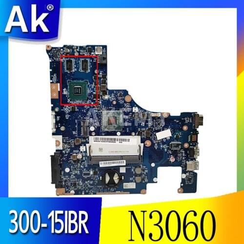 Akemy 5B20L25733 For Lenovo Ideapad 300-15IBR N3060 Notebook Mainboard NM-A471 N16V-GM-B1 DDR3 Laptop motherboard
