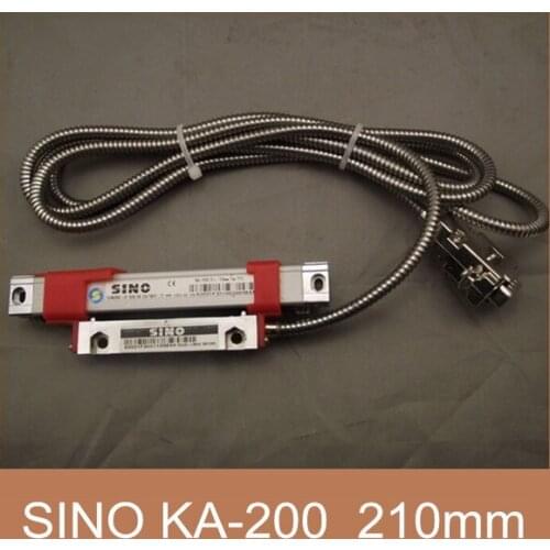 Free Shipping 16mm*16mm Sino KA200 210mm Linear Scale Sino KA-200 210mm linear encoder for grinder