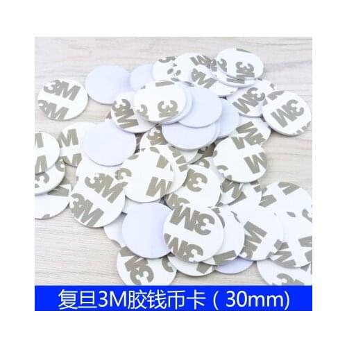 ID/IC COIN TAGS with 3M glue