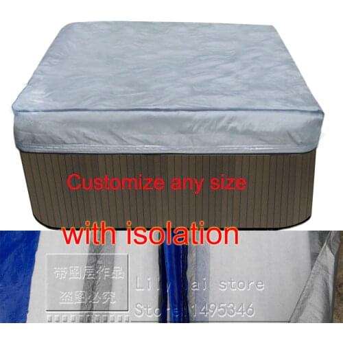 Free shipping spa cover bag with isolation good for winer, size2210x2320x300 mm 87" x 91". x 12 in.) can Customize