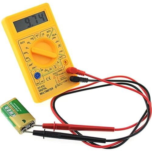 DT832 digital multimeter cable multimeter test leads true rms transistor test esr meter
