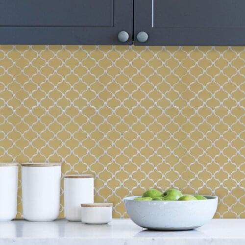 DIY Kitchen Bathroom Backsplash Tile Decor House Decals Wall Sticker 3D Peel and Stick Wall Tile Sticker Removable Wall Stickers