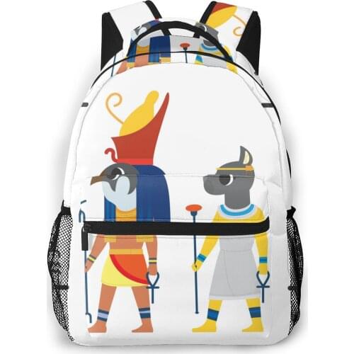 2021 Travel Backpacks Egypt Gods Symbols Girl Backpack For Women Large Capacity School Bag For Teenage