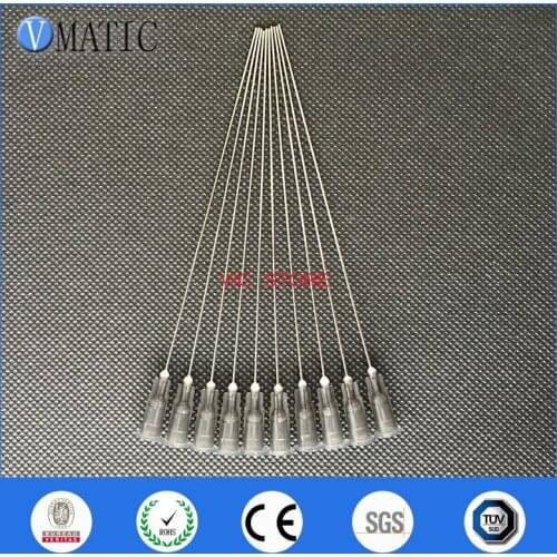 High Quality Quality 22G Blunt Needle Tip 10cm For Liquid Dispenser Adhesive Glue Ink Refilling 100mm Length Dispensing Needles