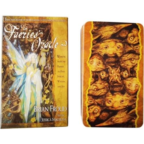 The Faeries' oracle Cards Tarot Deck cards read the mythic fate divination for fortune games