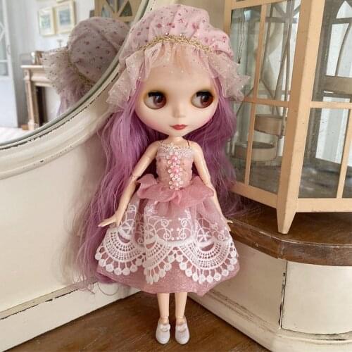 Blyth Doll Neo, Customized Matte Face with Smoky Make-up, 1//6 BJD Doll