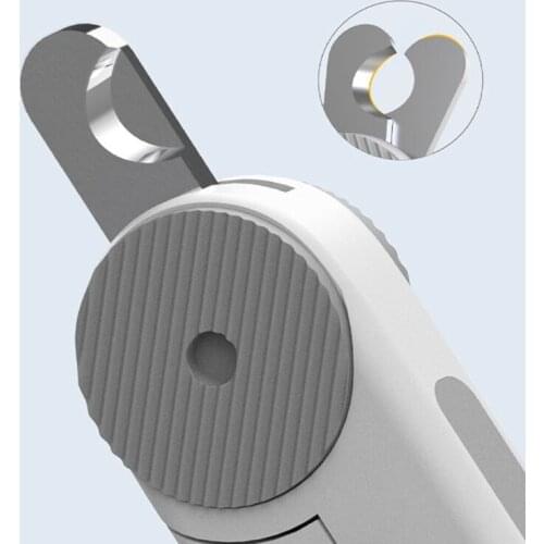 Pet Nail Clipper Claw Toe Trimmer with LED Light Safety Shears Cutter for Cats Dogs drowship