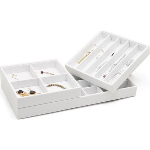 Jewelry Trays Stackable Showcase Display Drawer Organizer Jewelry Accessary Storage Multi-Purpose,Multiple Combinations