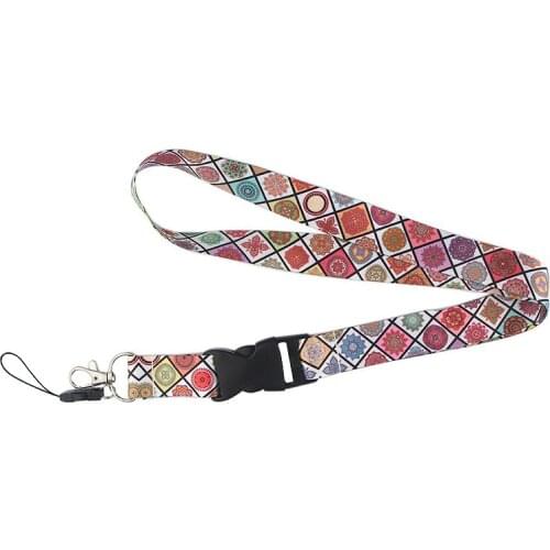 Vintage style Multi-function Detachable mobile phone lanyard Key Card Straps Badge Holder DIY Cord Hanging Rope E0775