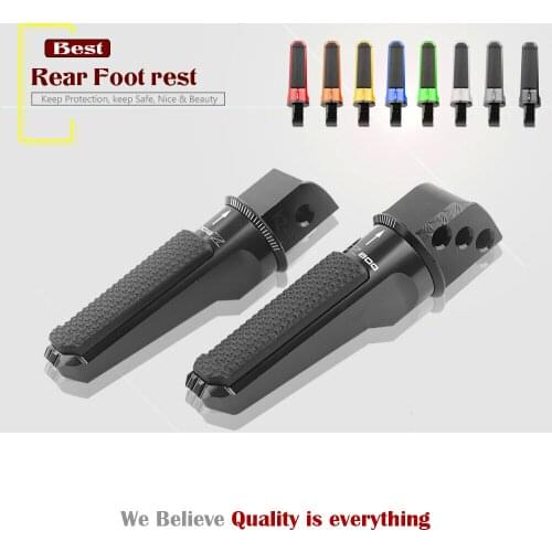 Motorcycle Accesstories CNC Aluminum Rear Foot Pegs Footrest Passenger Footpegs for KAWASAKI Z800 ZR800 Z800E ABS 2013-2016