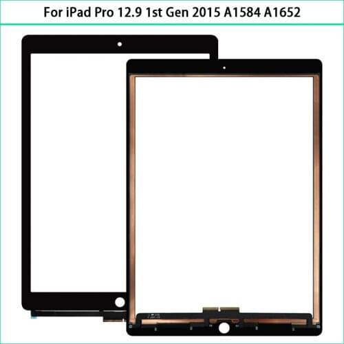 Original 12.9“ TouchScreen For iPad Pro 12.9 1st Gen 2015 A1584 A1652 Touch Screen Panel Digitizer Sensor Lcd Front Glass Lens