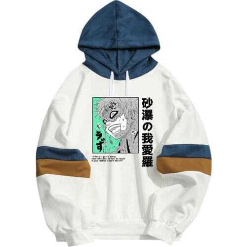 Novel Anime Gaara Hoodie Manga Men Women Hoodies Unisex Sweatshirt Cool Streetwear Sudaderas Dropship Plus Size Clothing