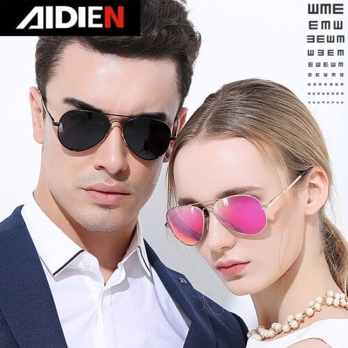 Men women prescription sunglasses female polarized aviation myopia glasses pink blue minus - diopter pilot driving glasses