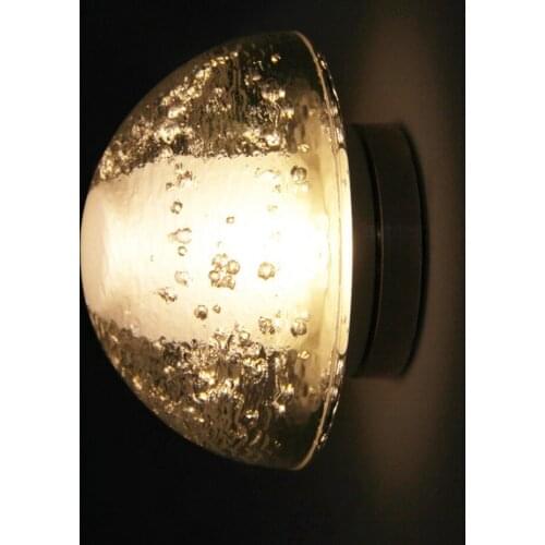 Modern Magic Clear K9 Crystal Led Glass Globe Wall Light Sconces Water Drop G4 Ball Mirror Front Wall Lamps for Bedroom Bedside