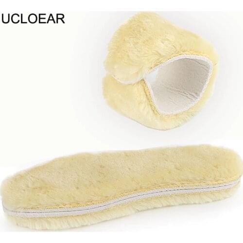 UCLOEAR Insoles Men Women Warm Soft Winter Insoles Thermal Thickened Warm Keeping Shoes Pad For Men And Women Shoe Inserts