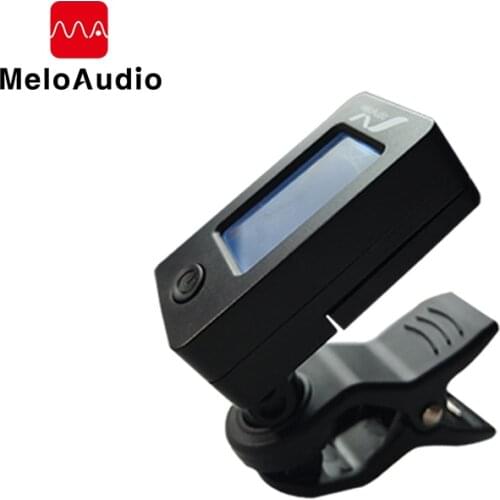 MeloAudio Tuner Clip-on Tuner for Guitar, Ukulele, Bass, Violin, Chromatic Tuning Calibrated Pitch Auto Power Off