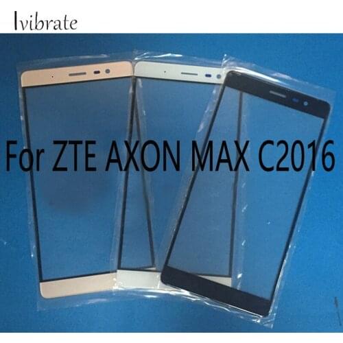 2pcs A+Quality For ZTE AXON MAX TouchScreen C2016 Digitizer Touch Screen Glass panel Without Flex Cable
