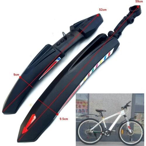 2Pcs Bicycle Fenders Mountain Road Bike Mudguard Front Rear MTB Mud Guard Wings For Bicycle Accessories