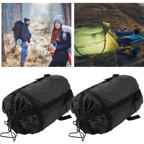 2Pcs Outdoor Camping Sleeping Bag Storage Travel Adult Compression Tent Storage Bag Sleeping Bag Accessories