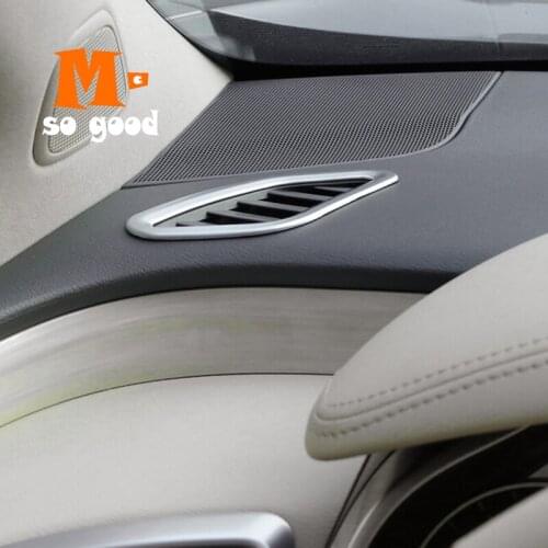 2015 2016 2017 2018 For Nissan Murano Car Air Condition Outlet Vent Frame Cover Trim Stainless steel Auto Interior Accessories